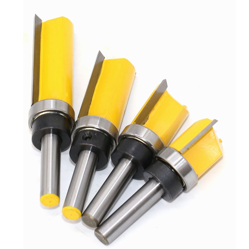 Vack 8mm skaft 3/4 " skabelon trim hængsel borefræser bit lige endefræser trimmer rengøring flush trim tapfræser til træ