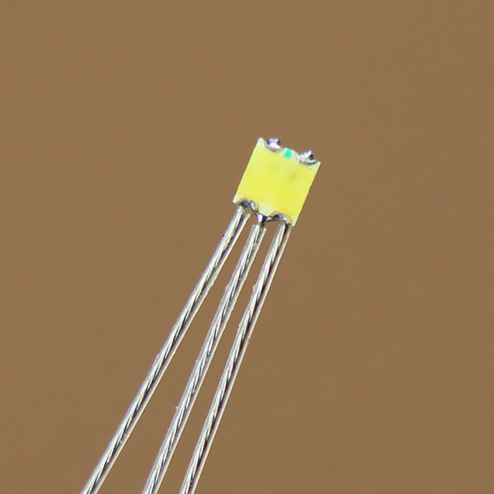 DT0605RWM 20Pcs Pre-Gesoldeerd Litz Bedrade Bi-Kleur Dual Rood/Warm Wit Smd 0605 Led