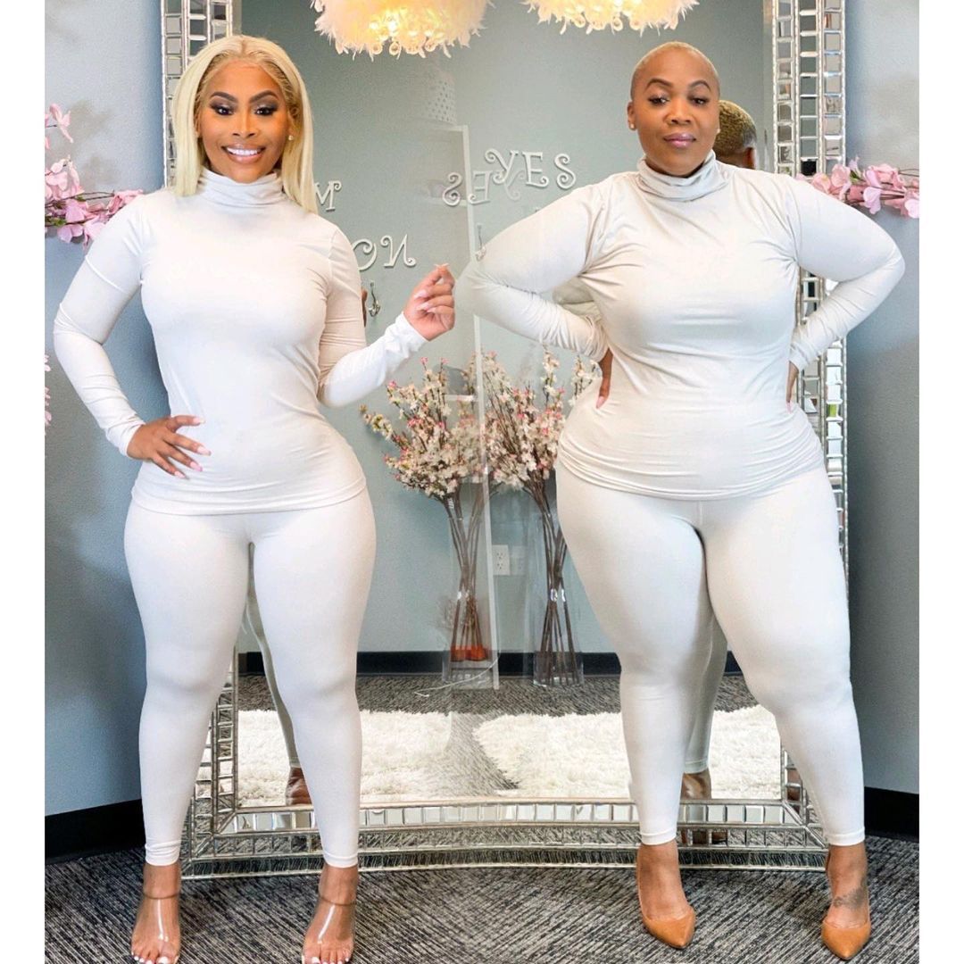 Winter Fall Clothes Outfits Joggers for Women 2 Peice Sets Outfit Two Peice Suit Long Sleeve Tops + Leggings Suits Plus size