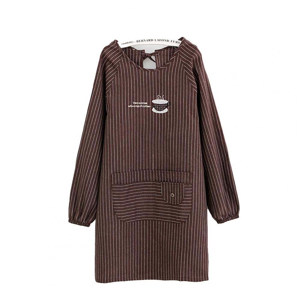 Modern Apron Long Lasting Machine Washable Comfortable Adjustable Straps Adult Smock Aprons: Coffee