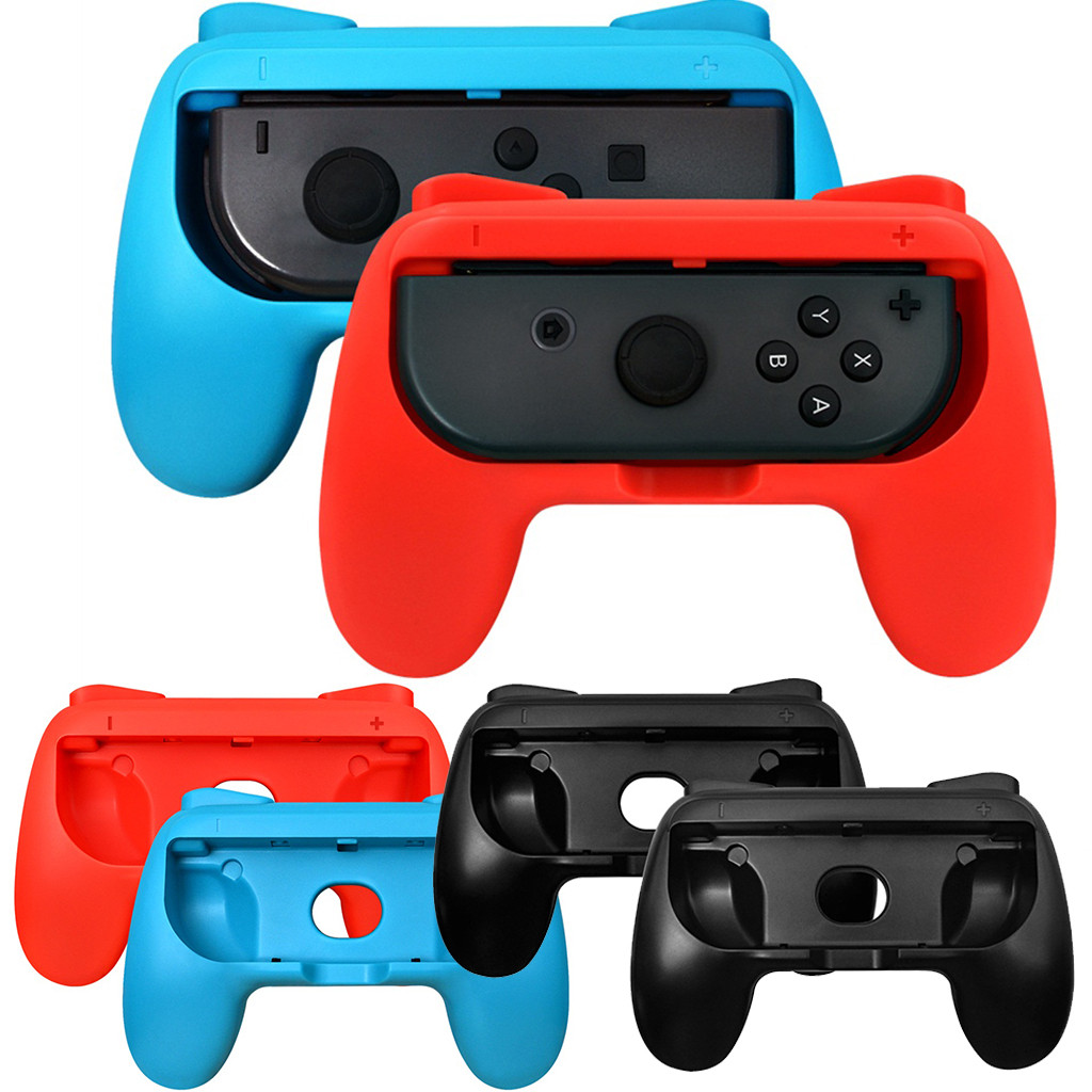 2Pc Siliconen Controller Grips Handvat Voor Nintendo Switch N-Schakelaar Vreugde-Con Console Houder Duurzaam Abs Stofdicht handvat Voor Gamer