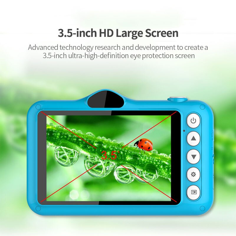 Kids Mini Camera 3.5 Inch 12MP Foto Video Digitale Camera Voor Kinderen Educatief Oplaadbare Kind Camera