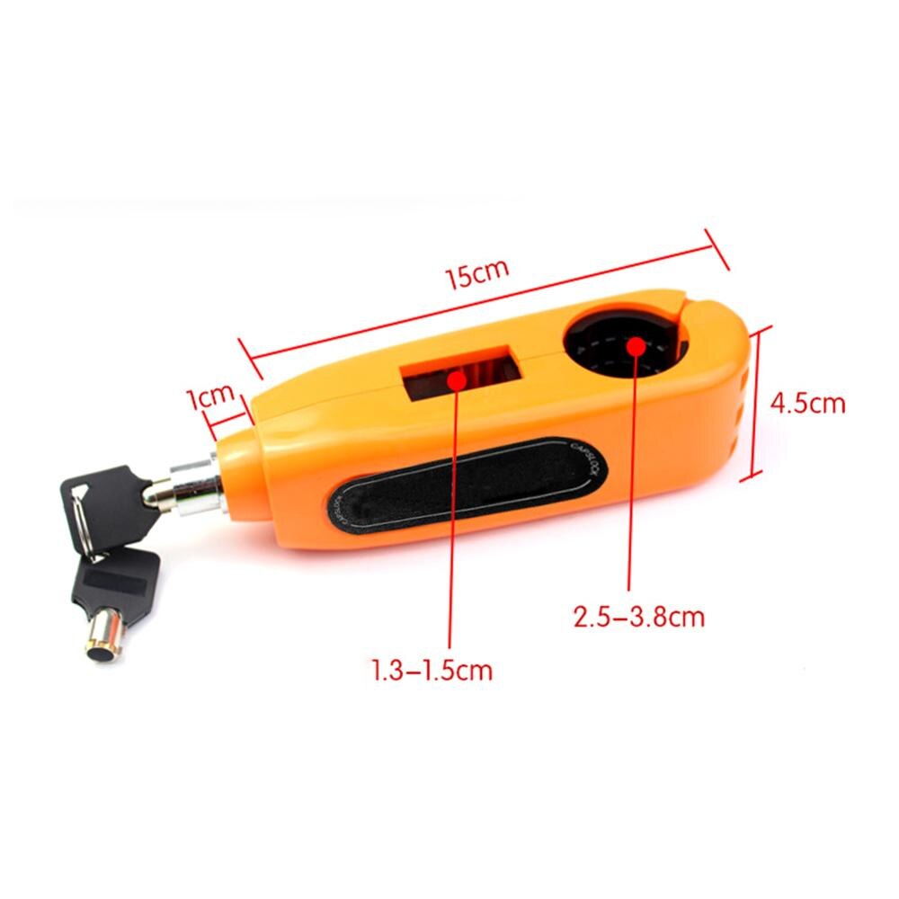 VODOOL Universal Motorcycle Handlebar Lock Motorbike Scooter Brake Throttle Grip Anti Theft Locks ATV Dirt Bike Handle Bar Lock
