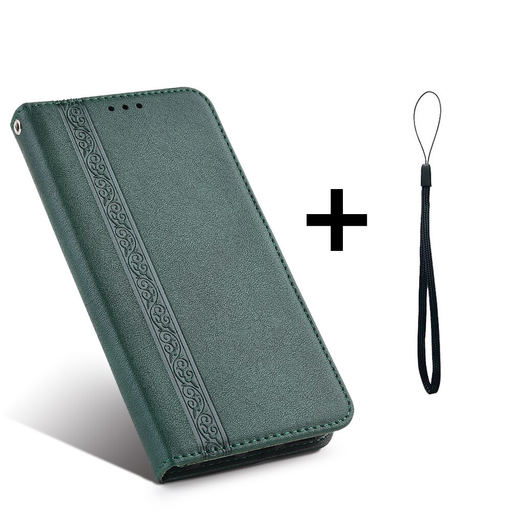 Wallet Leather case on Huawei Honor 30i Cover Flip case With Strap For Huawei Honor 30i 30 i Fundas book case