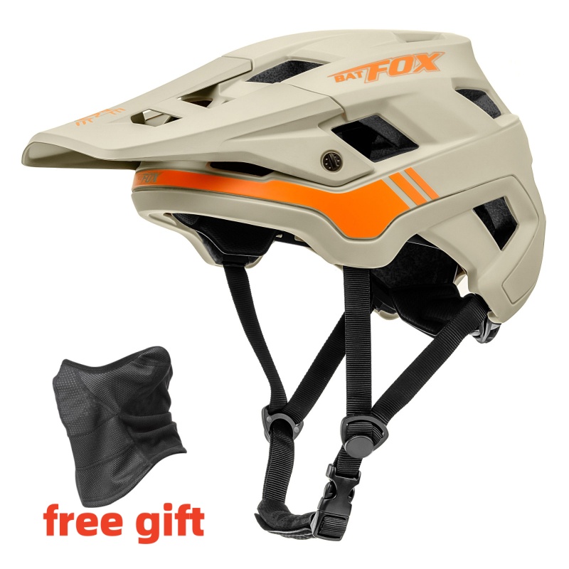 BATFOX Fahrradhelm Speedframe Ultraleicht Fahrrad Reiten Anti-Auswirkungen Straße Berg Sicher Kappe Sport Männer Frauen MTB Fahrrad Helm: XL / dunkel khaki