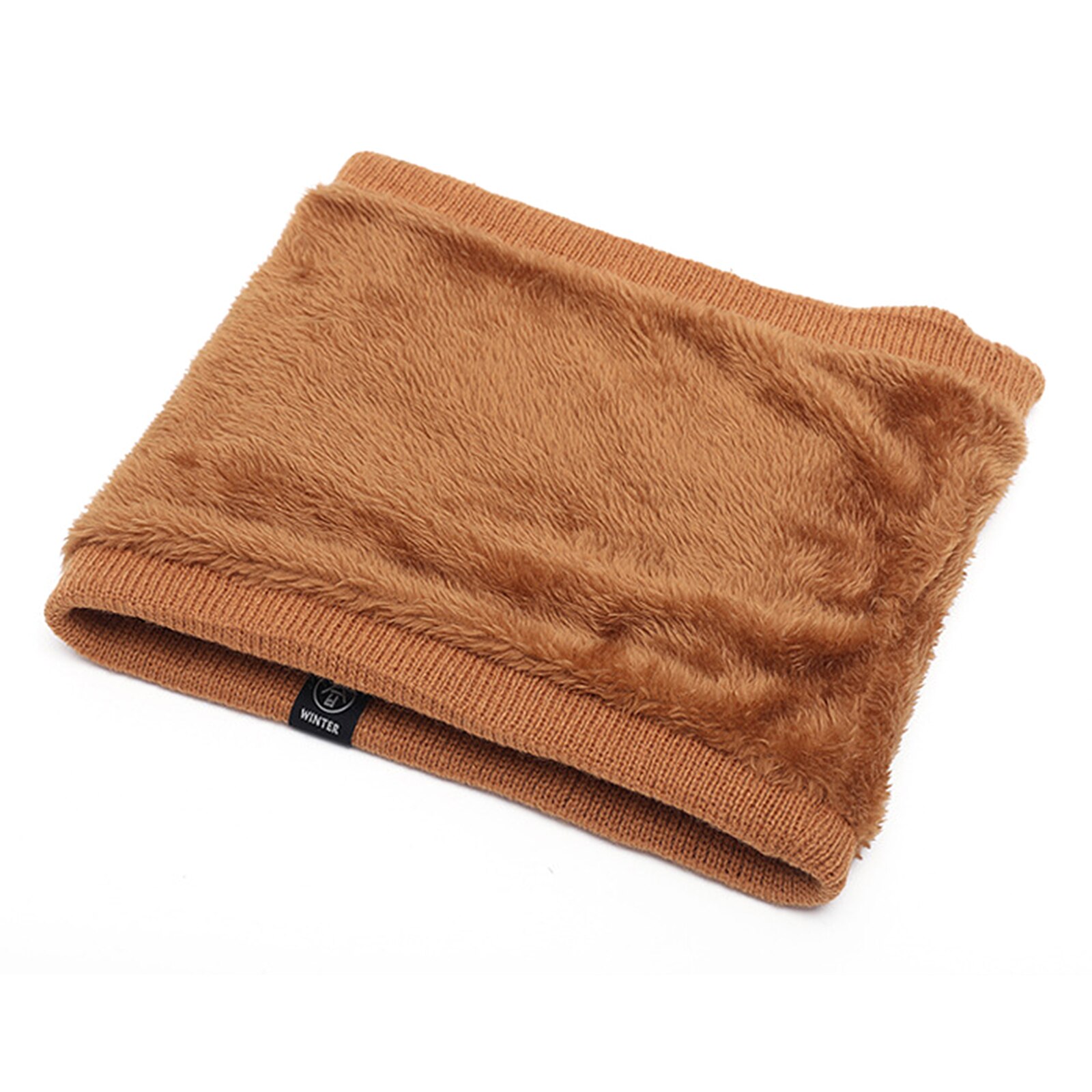 Winter effen ringen sjaals dikke warme nek sjaal kraag snood sjaal ski klimmen winter breien kraag sjaal voor vrouwen man