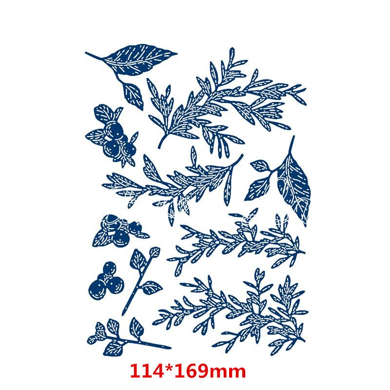 Troqueles de corte de hojas de vid de flores de madera silvestre para bricolaje álbum de recortes papel confección de tarjetas suministros para manualidades: Picture 2