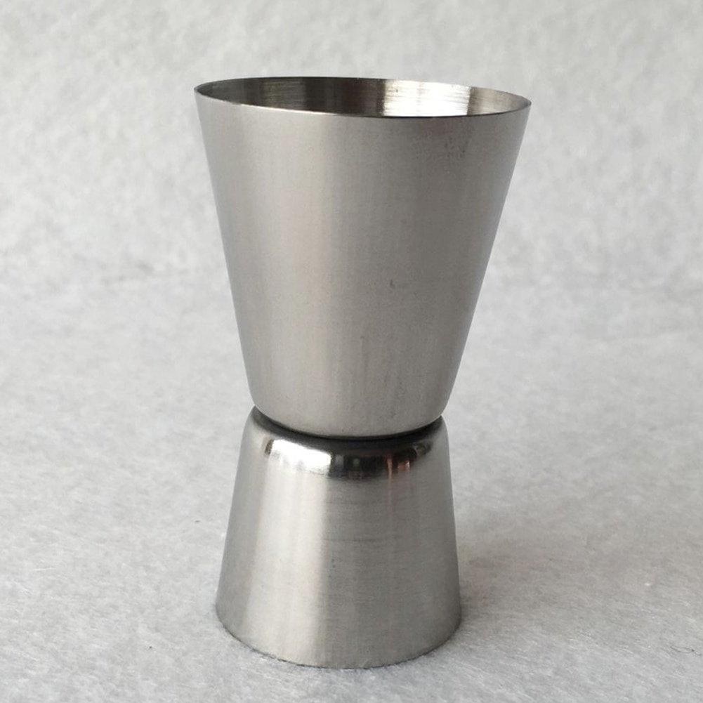 Stainless Steel Double Jigger Shot Glass Cocktail Bartender Mixer Measuring Cup Mixed Measuring Cup