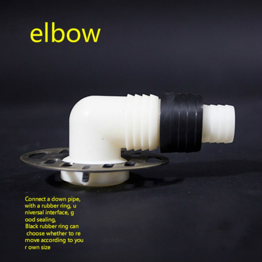 Washing machine down pipe drain joint drain pipe down pipe washing machine floor drain special joint three-head joint Elbows: MULTI