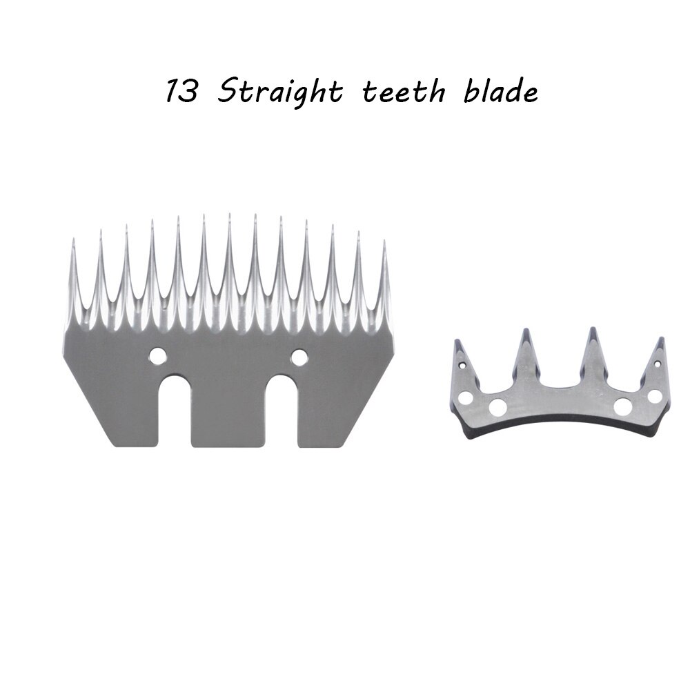 Sheep clipper blade 9 13 teeth straight curve wool electric hair removal shearing portable device blades Beiyuam: 13 straight blade