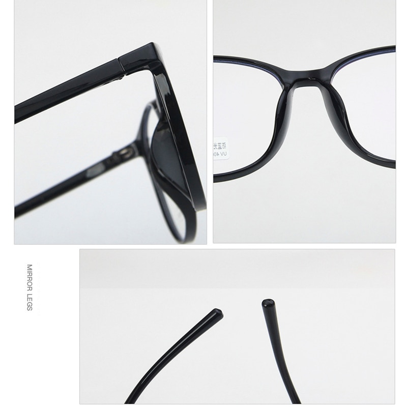 Oversize Stralingsbescherming Anti Blauw Licht Computer Bril Vrouwen Transparante Bril Mode Trend Ronde Brillen Frame