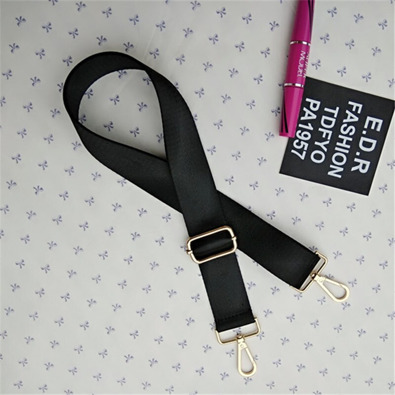 Nylon Shoulder Strap Bag for Mens Computer Handbag Briefcase Crossbody Belt Bag Accessories Adjustable Bag Strap Handles W228: C-gold