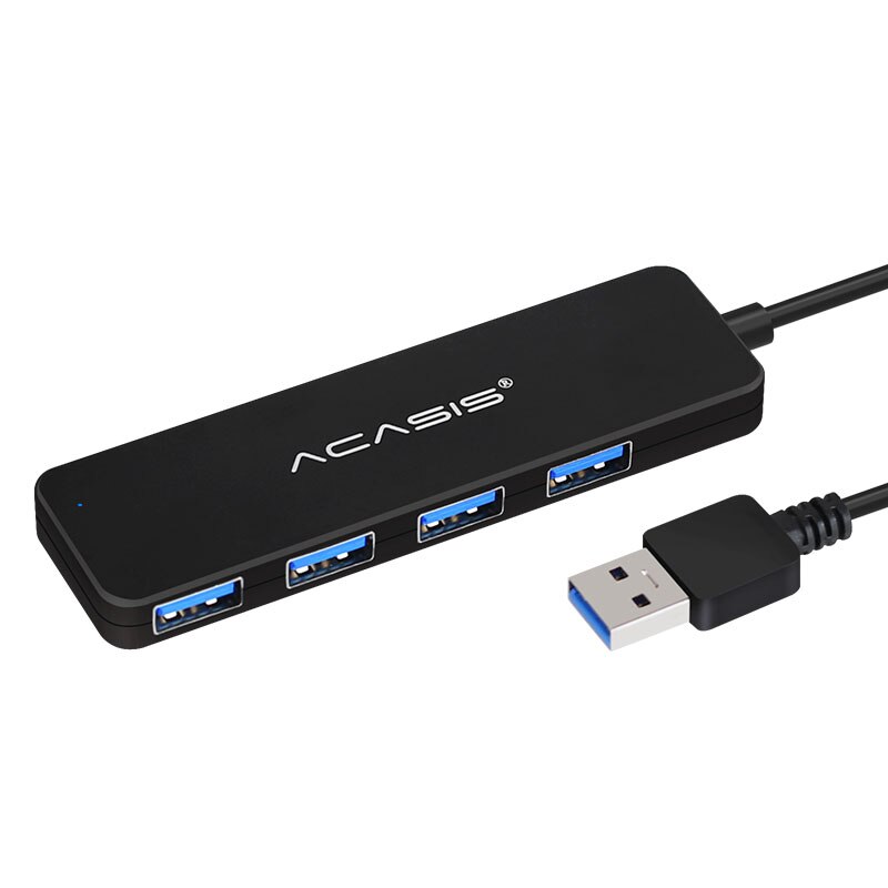 Acasis Hub Usb 4 Poorten Usb Externe Splitter Met Micro-Usb-poort Opladen Voor Imac Laptop Computer Accessoires Hub usb Adapter-: Default Title