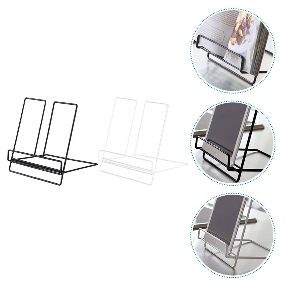 2Pcs Japanese Multi-function Magazine Rack Desktop Decor Magazine Rack Showing Rack Display Bracket for Home Display