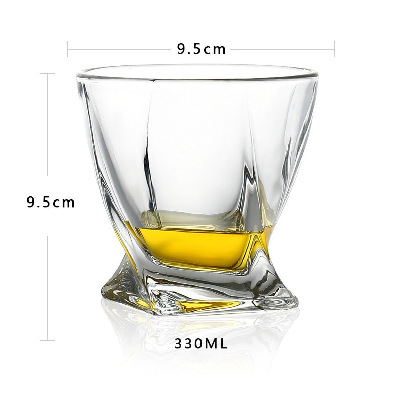 Varmebestandig gennemsigtig krystal øl whisky brandy vodka kop multi mønster drinkware bar: Type 6