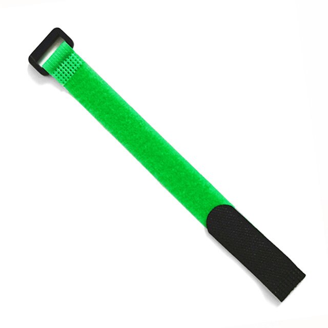 10 stk / mye 2cm * 40cm nylon revers spenne borrelås magisk krok løkke feste kabelbånd borrelås rem klebrig linje etterbehandling: Grønn