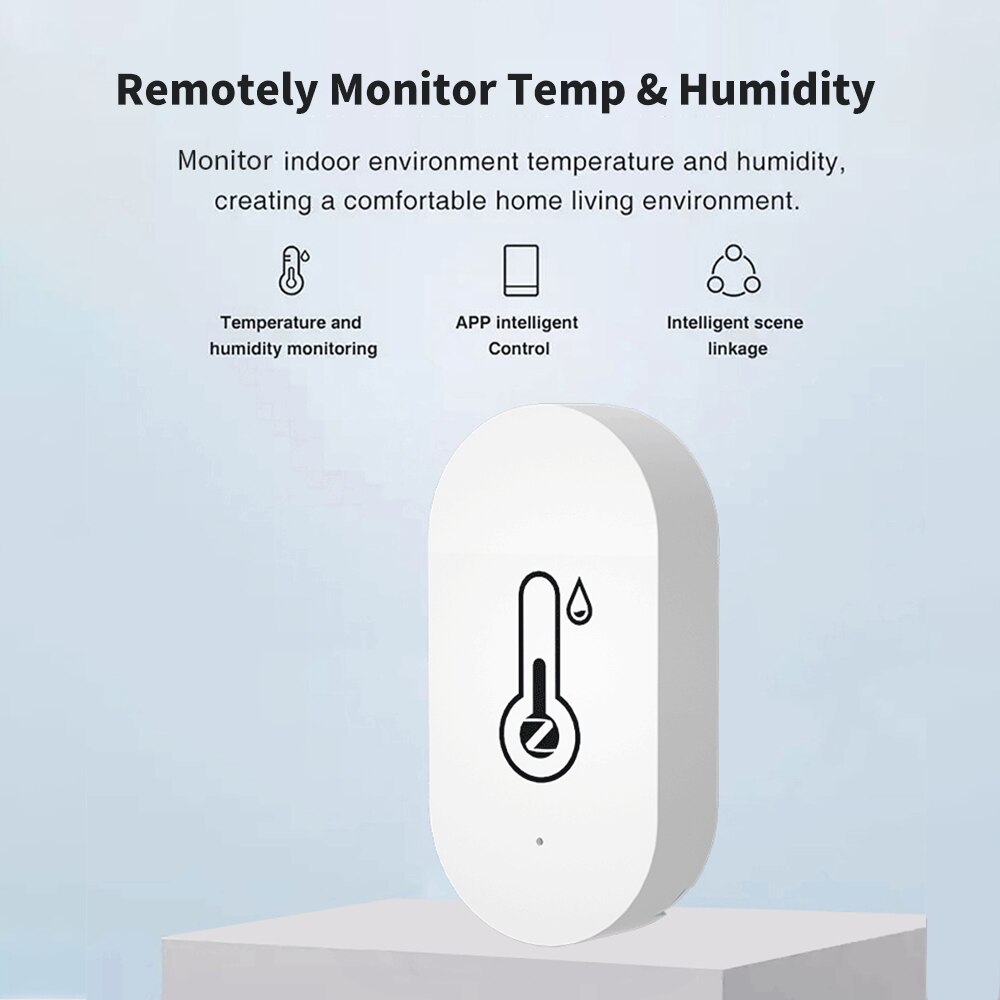 Tuya Zigbee czujnik temperatury i wilgotności SmartLife Monitor zdalny do inteligentnej pracy domowej z hubem Tuya Zigbee