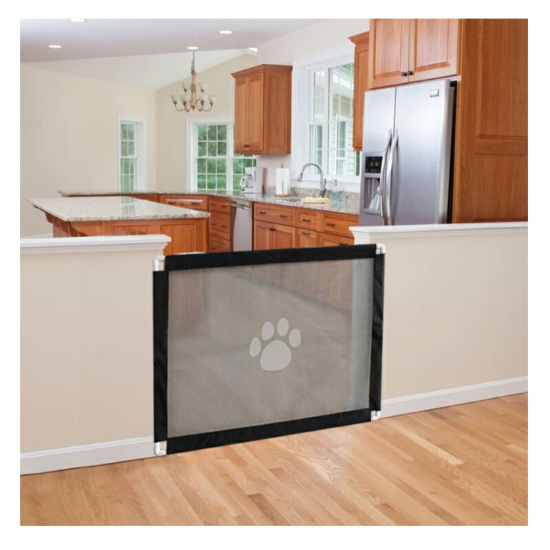 Pet Dog Safety Fencing Gate Portable Mesh Indoor and Outdoor Guard Fence Door For Dog Cat Pet Supplies