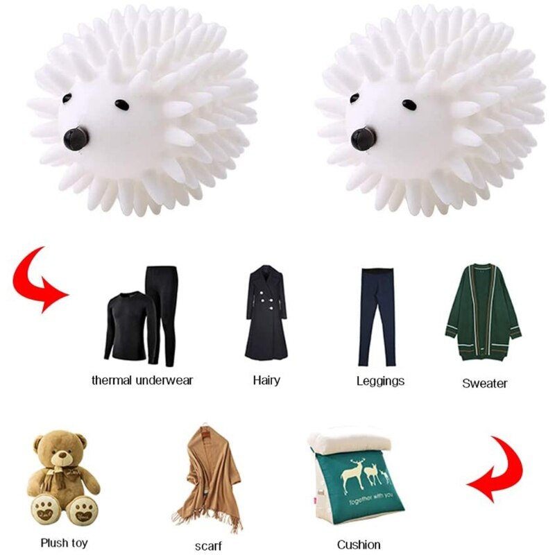 Dryer Balls Reusable Clean Tools Washing Drying Softener Ball Dry Laundry Products Hedgehog Dry Wash Ball