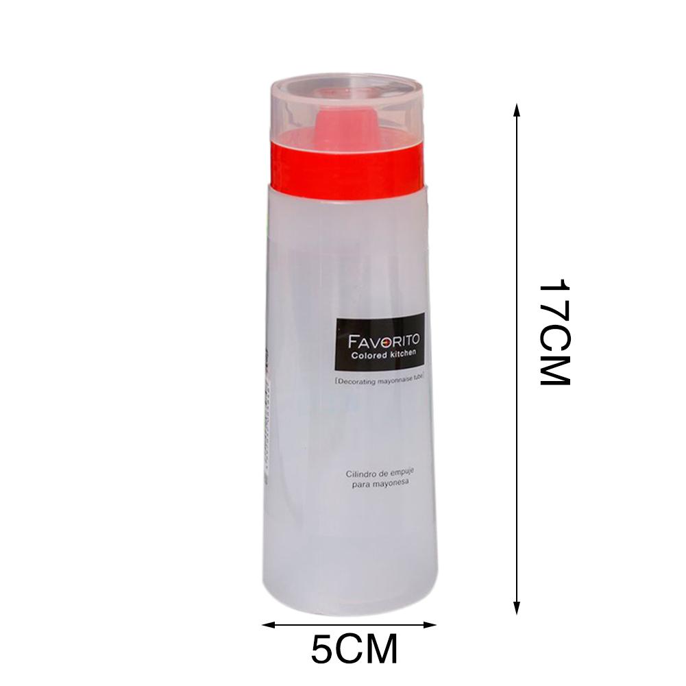 Kitchen Tool Domestic 4-hole Salad Sauce Squeeze Oil Bottle Linearity Condiment Bottle Ketchup Plastic Storage Bottle