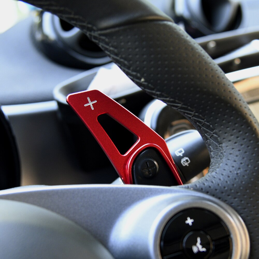Paletas de cambio de volante de coche, accesorios de estilo de extensión DSG de aleación de aluminio, para Smart 451, 453, Fortwo, Forfour