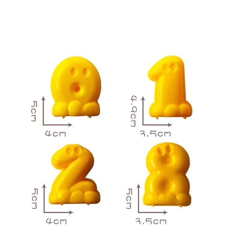 10 Sets Van Digitale Sterven Spelen Zand Outdoor Speelgoed Voor Childrensummer Zee Strand Speelgoed Baby Dune Zand Mold Gereedschap Sets verdikking Abs