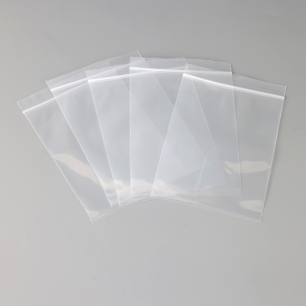 50/100 stk. små plastposer med glidelås, gjennomsiktige, klare poser, vakuumpose, klare polyposer, plastpose med oppbevaring, matemballasje: 12 x 20cm / 9.5 x 9.5 x 3cm