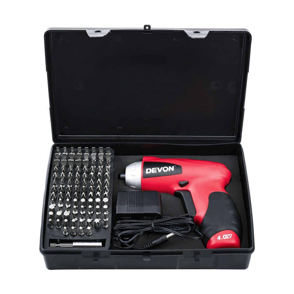 DEVON 4V Lithium-ion Electric Screwdriver Rechargeable Home DIY Multi-function Magnetic Screwdrivers mini batch Drill Power Tool