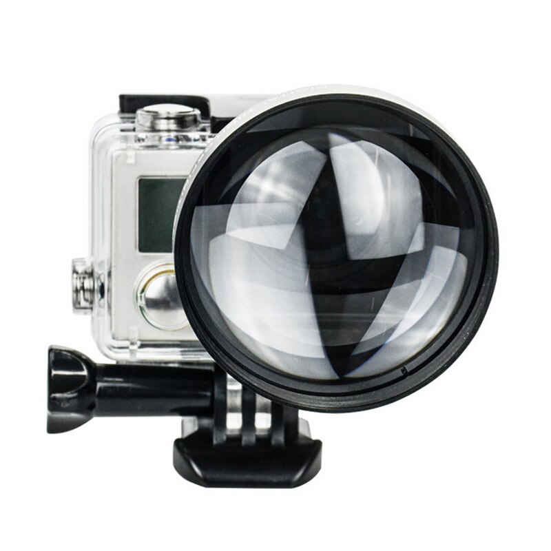 Lente de zoom hd super lente telefoto universal 52mm profissional câmera digital para gopro gopro 3 + 4 para xiaoyi sga998