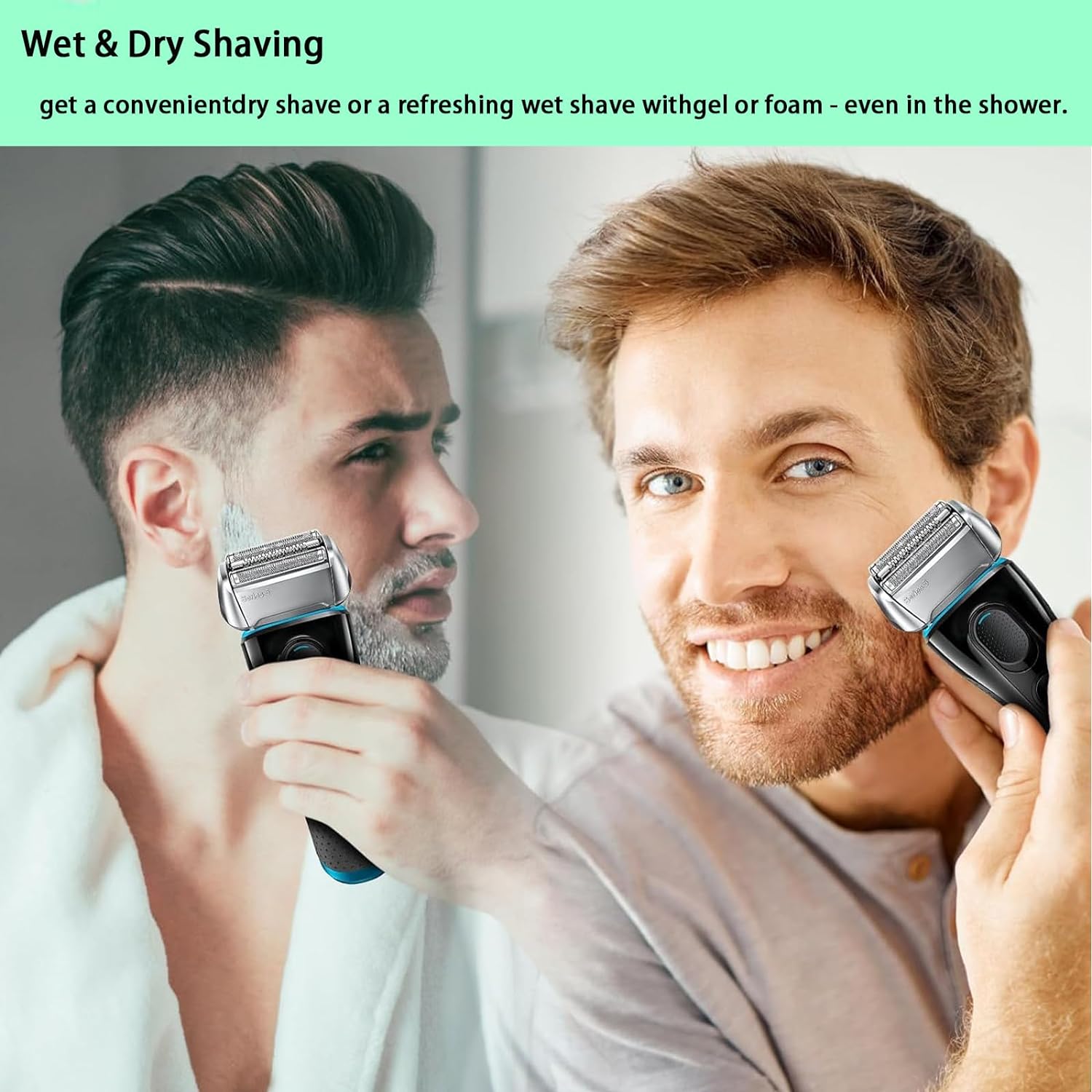 För braun series 5 rakhuvud 52b 52s 5030 5040 5050 5070s skärmtillbehör