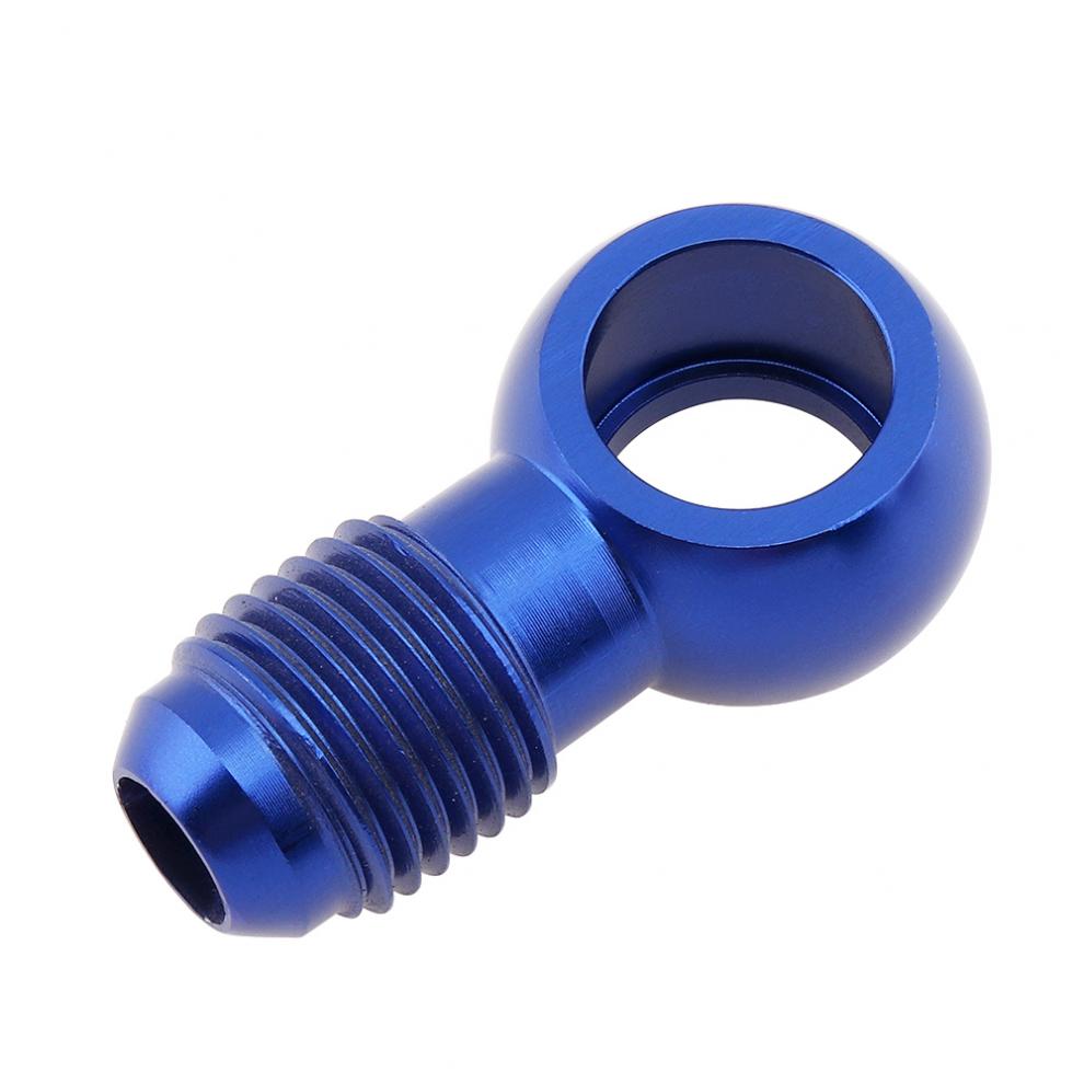 Universal aluminium brændstof pumpe banjo bolt 8mm (5/16 ") tryk på udløb banjo adapter fitting med hætte