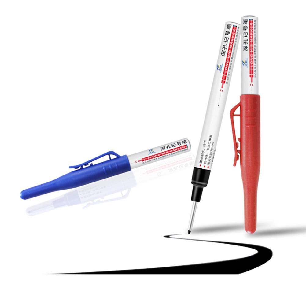 3pcs/set Drawing Tool Long Nib Accessories Multipurpose Construction Auto Deep Hole Home Mechanical Carpenter Pencil Woodworking