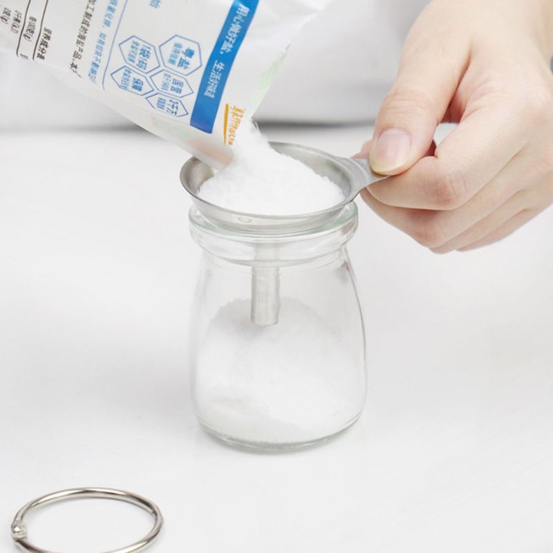 Stainless Steel Small Funnel Multifunctional Mini Oil Drainer with Hanging Ring