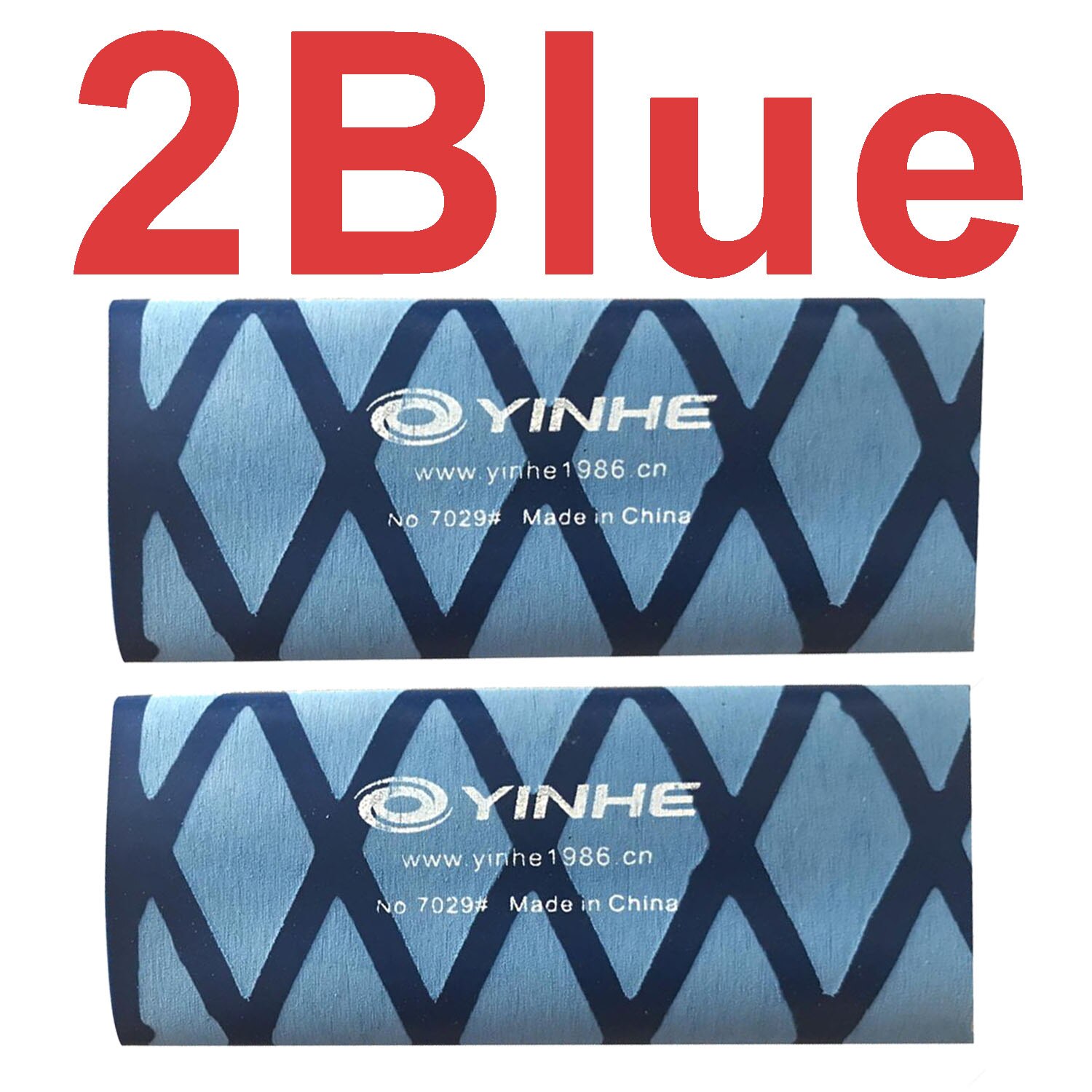 2pcs YINHE galaxy overgrip for table tennis racket handle tape heat-shrinkable ping pong set bat grips sweatband Accessories: YH 2Blue