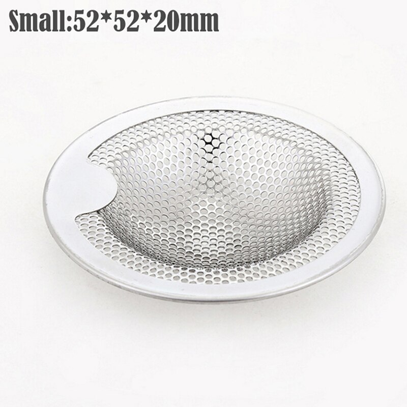 1 pièces en acier inoxydable évier crépine douche plancher Drain salle de bain bouchon piège capteur de cheveux cuisine évier filtre couverture de sol Drainage: S