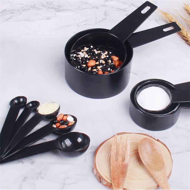 Accesorios de cocina, cucharas y tazas medidoras, 5 uds./10 Uds., pastel de azúcar, café, cuchara para hornear, utensilios de cocina