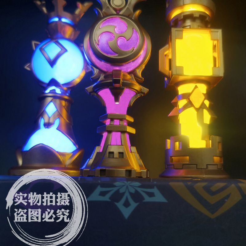 Genshin Impact Mavuika Beelzebul Zhong Li Barbatos Gnosis Plural Gnoses Anime Cosplay Luminescente Metallo Luce Notturna Pendente