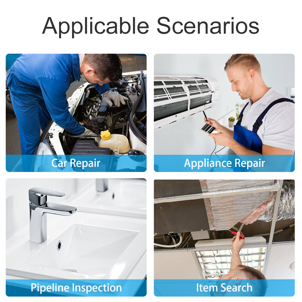 Draadloze Endoscoop Camera Wifi Borescope Inspectie 5.5 Mm 2.0MP Hd Waterdicht Inspectie Snake Camera Voor Android En Ios Tablet