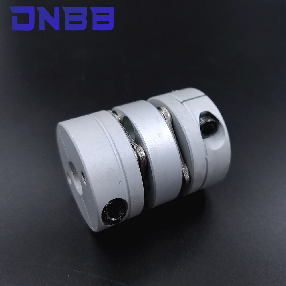 Aluminum alloy D26L35 double diaphragm coupling elastic connector D26mm L35mm ball screw step servo motor encoder computer