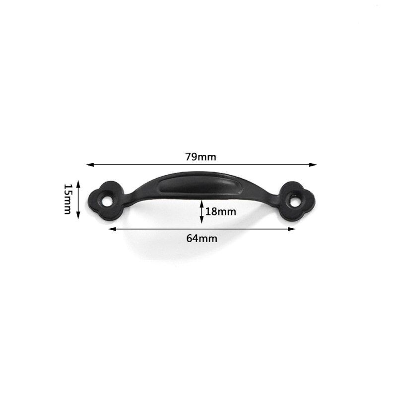 1PC Drawer Door Knobs Jewelry Box Cabinet Pulls Cupboard Pull Handle Antique Furniture Handles Decoration: 2