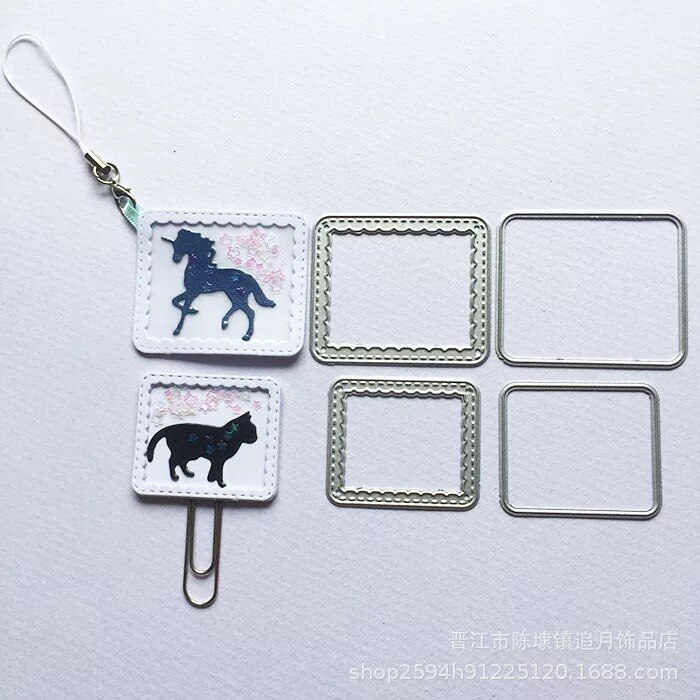 Frame Metal Cutting Dies 3D Rocker card dies stencil For Scrapbooking photo card Making Embossing Card crafts