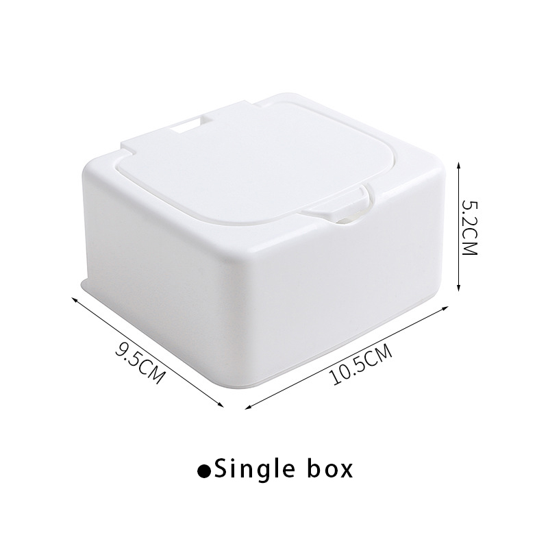 Pojemnik na mokre chusteczki Dozownik na mokre chusteczki Przenośny pojemnik na waciki robić samochodu Domowe biuro Organizer na biurko