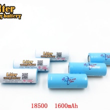 2 stks/partij 18500 Batterijen 18490 Real 1600 mAh Li-Ion Lithium 3.7 V Oplaadbare Zaklamp Zaklamp Batterij Power Bank LED Energie