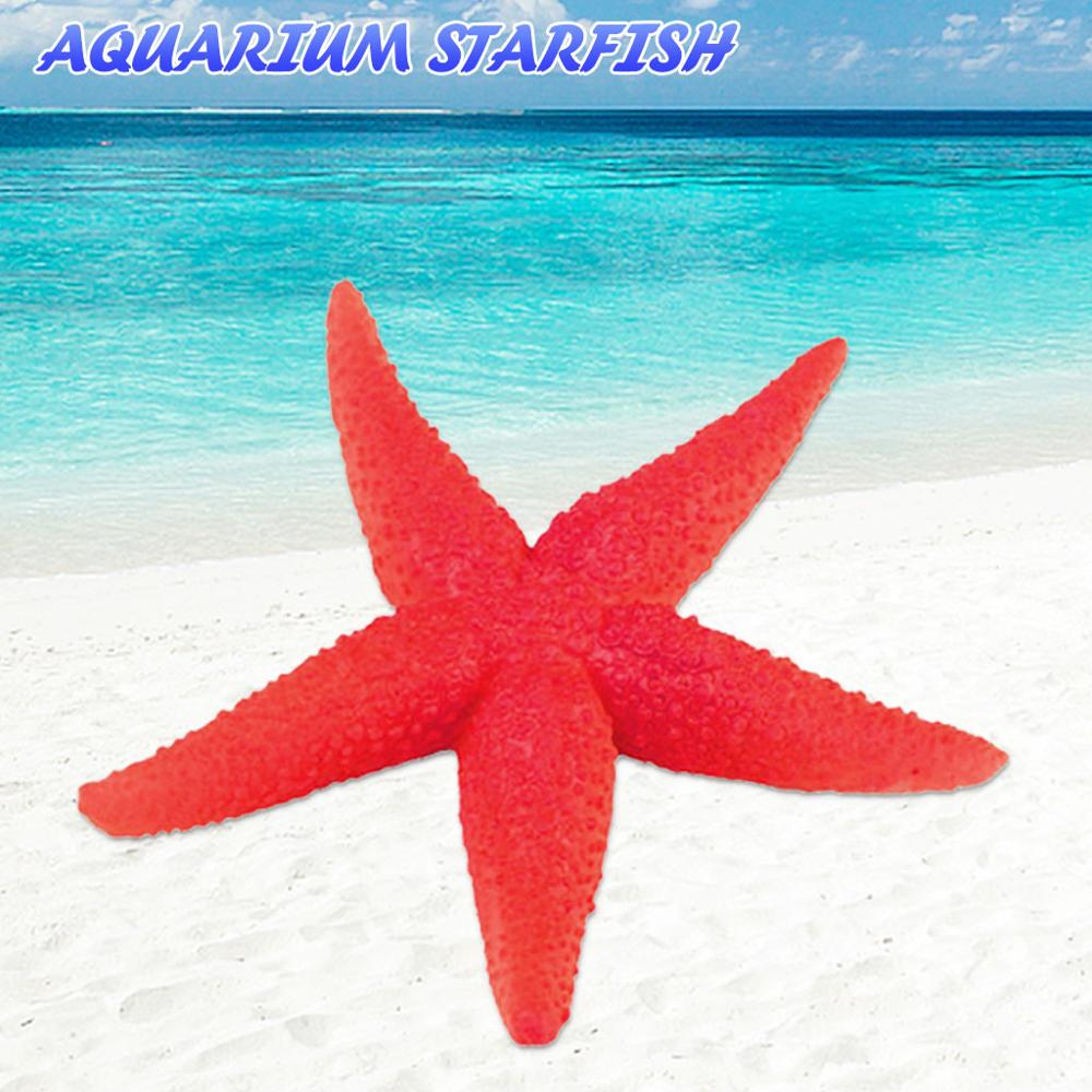 Starfish Mediterranean Style Eco-friendly Plastic Beach Coastal Simulation Starfish DIY Craft Ornament Home Fish Tank Decoration