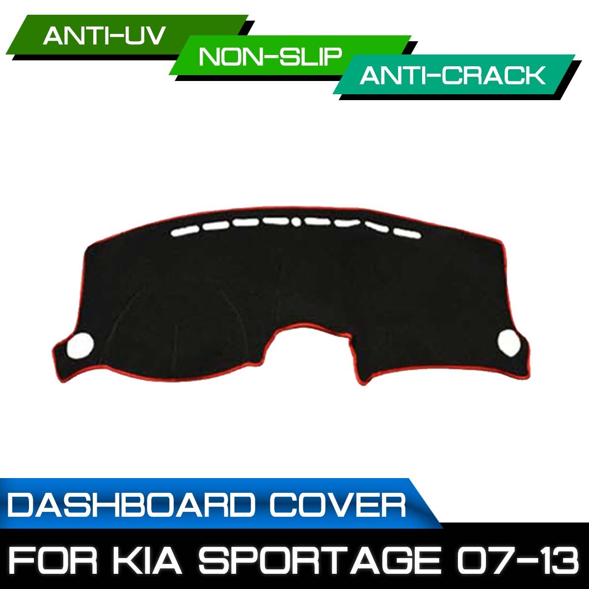 Auto Dashboard Mat Voor Kia Sportage 2007 Anti-Vuile Antislip Dash cover Mat Uv-bescherming Schaduw