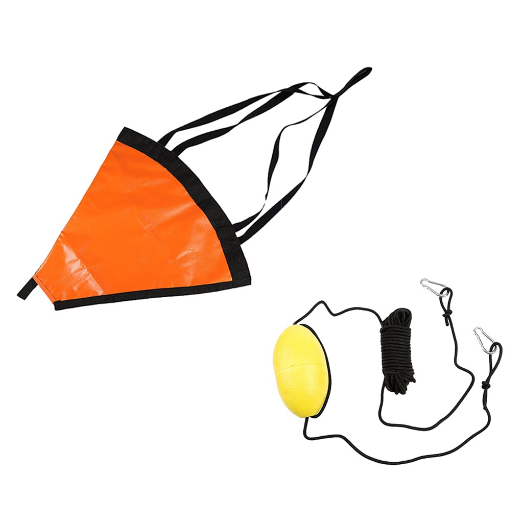 Ancre de mer frein à dérive, avec corde de 24 pouces 60cm pour bateau 21 pieds/6.2m