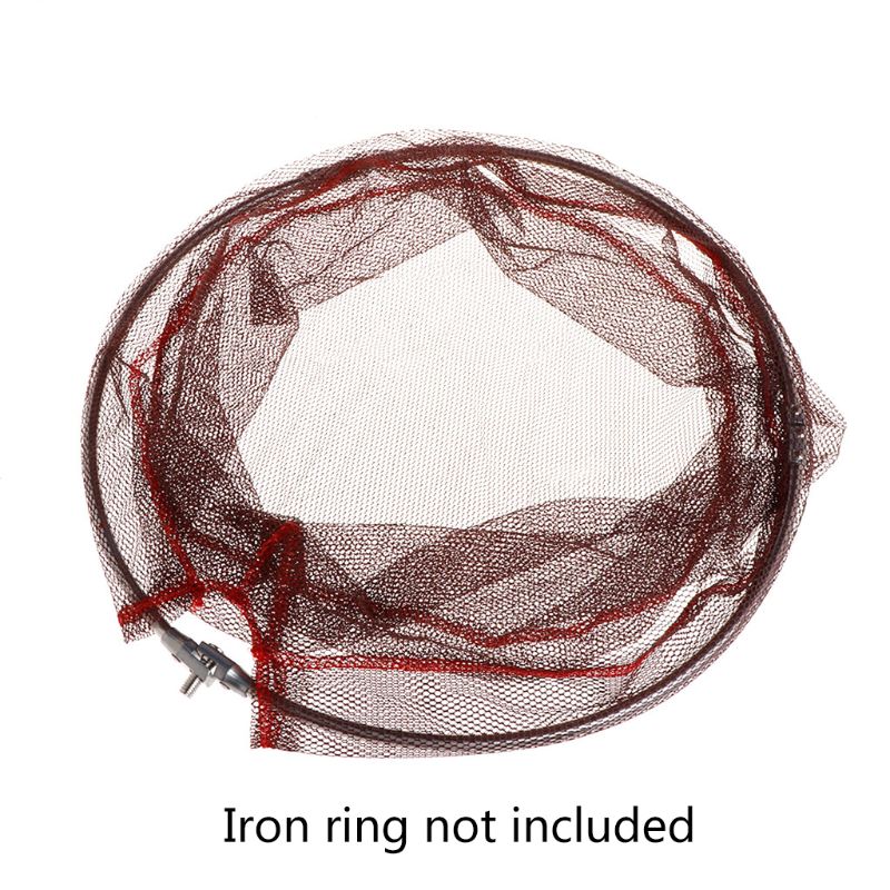 Fishing Net Mesh Bag Silicone Landing Net High Density Tackle Accessories 35/40cm Portable R3ME