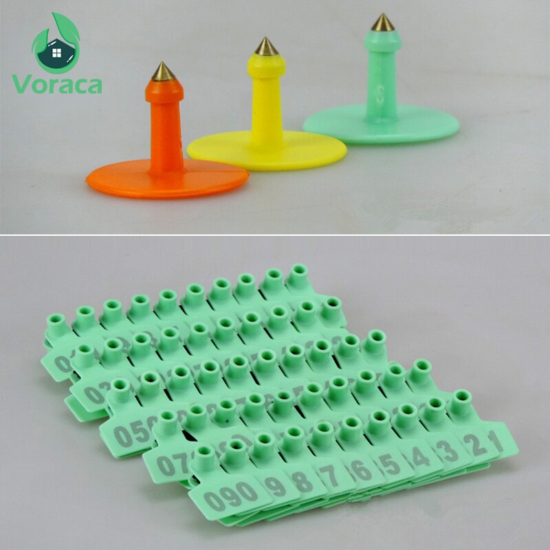 Varken Oor Signage Tag Geen. 001-500 Identificatie Cardscopper Hoofd Oorbellen Vee Levert Apparatuur Vee Schapen Kalveren Koe