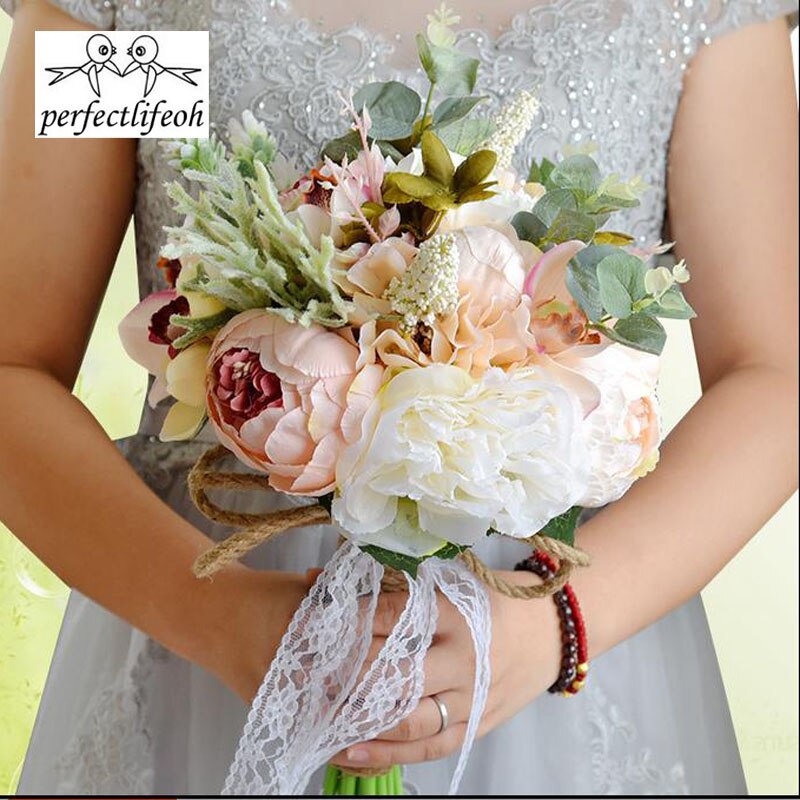 Artificial Bouquets De Casamento Para Noivas Fora Do Laço Flores Do Casamento Broche Bouquet Bouquets De Mariage