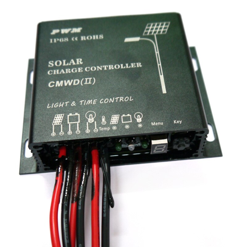 10A Solar Street Lamp Controller IP68 Waterproof 12V/24V Voltage Intelligent Charging Timing Controller